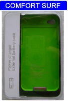 Ultra Slim External Battery case for iPhone 4 (1900mAh)