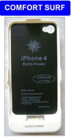 2350MAH Extra Power External Battery case for iPhone 4
