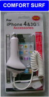 Apple iPhone 4, 3Gs, 3G Car Charger