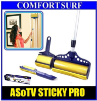 Reusable & Washable Sticky Buddy Roller Cleaner with Built-In Fingers!