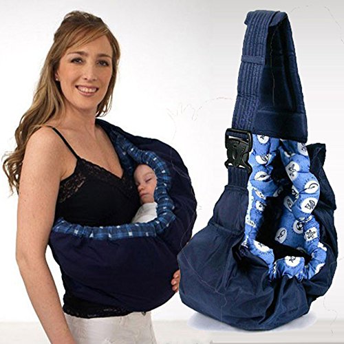 Baby Toddler Newborn Cradle Pouch Ring Sling Carrier Stretch Wrap Front Feeding Bag