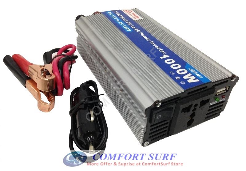 Brand new quality Car Power Inverter 150W / 200W / 300W / 500W / 1000W DC 12V to AC 220V + USB 5V