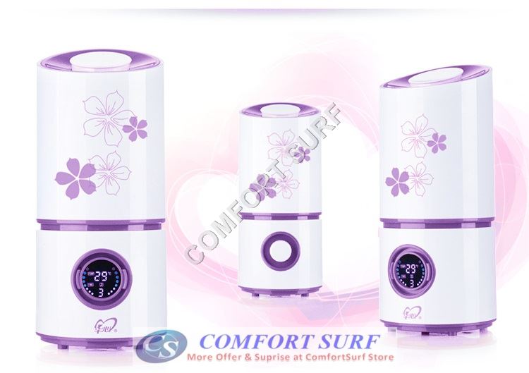 NEW Ultrasonic Smart LCD Humidifer HX-528 Air Purifier Humidifier Aroma Diffuser