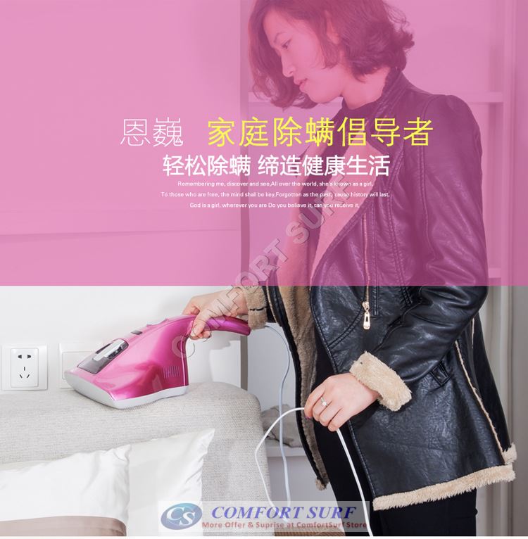 Portable UV 818 UV Light Anti Dust Mite Vacuum Cleaner Bedding Mattress Bed Cleaner With HEPA Filter and IR Sensor