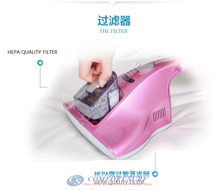 Portable UV 818 UV Light Anti Dust Mite Vacuum Cleaner Bedding Mattress Bed Cleaner With HEPA Filter and IR Sensor