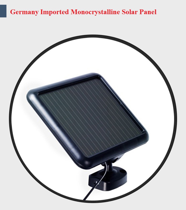 MAX Solar Power Super Bright 60 LEDs Security Motion Sensor Light 3 Modes Adjustable (SENS/TIME/LUX)