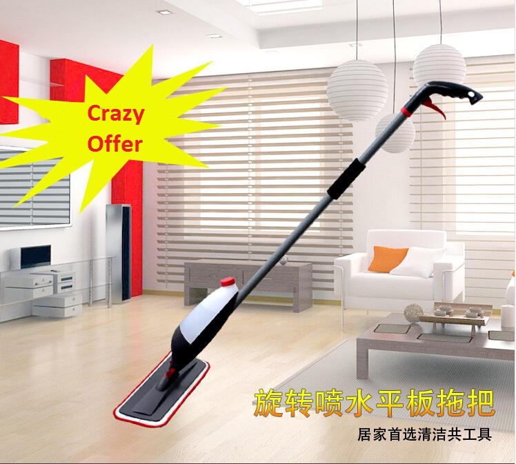 Crazy Offer!! Quality Reusable Microfiber Spray Mop Cleaning Floor
