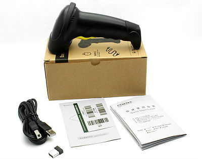 2 in 1 ALANDA CT007S Wireless + Wired USB Laser Barcode Scanner High Speed Scan