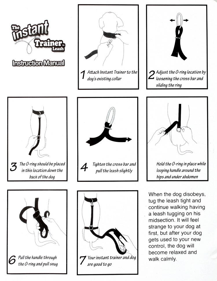 Instant Trainer Leash Trains Dogs Over 30 Lbs Stop Pulling As Seen On Tv Dogwalk