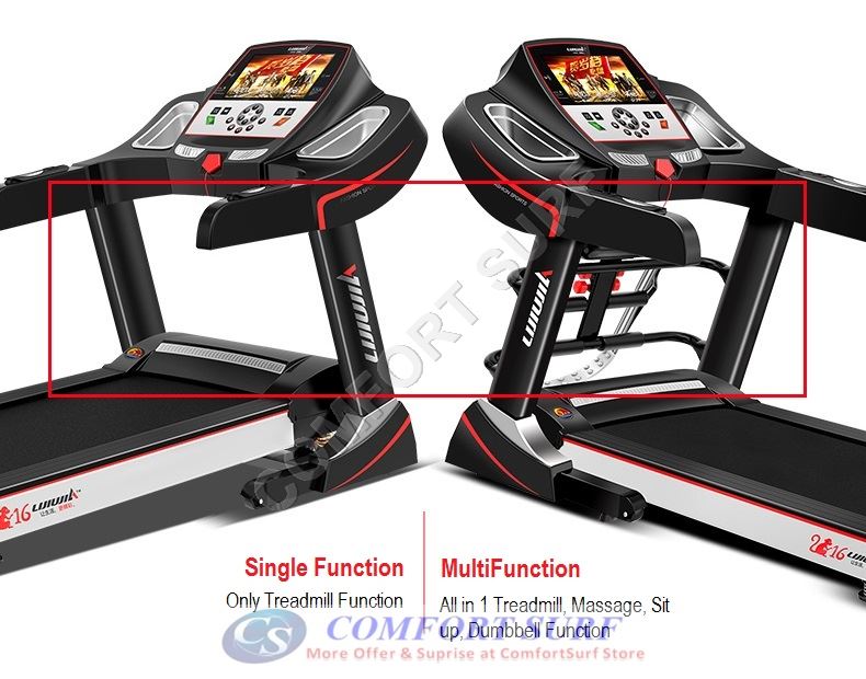 NEW 3.0HP AD818 Treadmill 7inch Color LCD Display / Electric Incline Decline Home Fitness Gym Running Walking Equipment NEW 3.0HP AD818 Treadmill 7inch Color LCD Display / Electric Incline Decline Home Fitness Gym Running Walking Equipment