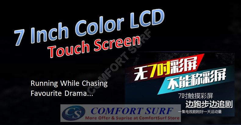 NEW 3.0HP AD818 Treadmill 7inch Color LCD Display / Electric Incline Decline Home Fitness Gym Running Walking Equipment NEW 3.0HP AD818 Treadmill 7inch Color LCD Display / Electric Incline Decline Home Fitness Gym Running Walking Equipment