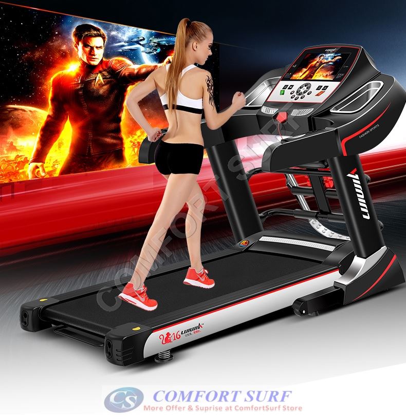 NEW 3.0HP AD818 Treadmill 7inch Color LCD Display / Electric Incline Decline Home Fitness Gym Running Walking Equipment NEW 3.0HP AD818 Treadmill 7inch Color LCD Display / Electric Incline Decline Home Fitness Gym Running Walking Equipment
