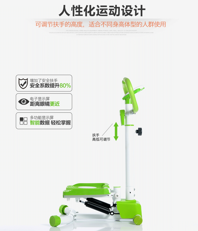 Upgraded Twister swing stepper with handle, LCD counter, resistance hydraulic, Updown Left Right Swing quicker Slimming burning fat then jogging excercise