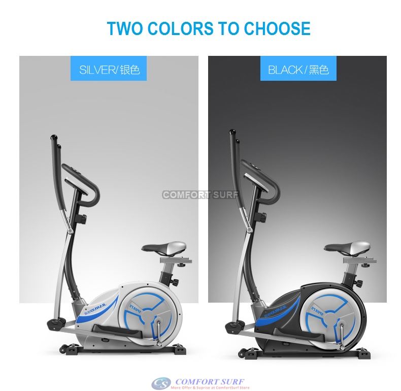 Multifunctional Magnectic Elliptical Cross Trainer Twister Cardio Exercise Bike Home Fitness Equipment Stepper Space Walk Body Workout