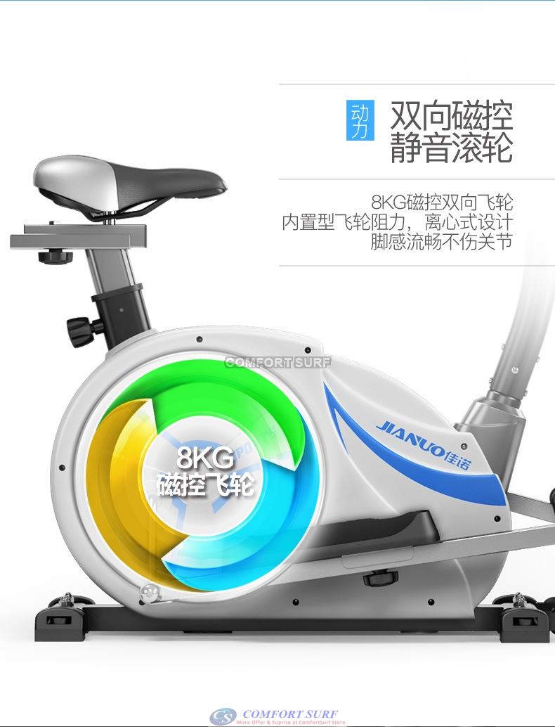 Multifunctional Magnectic Elliptical Cross Trainer Twister Cardio Exercise Bike Home Fitness Equipment Stepper Space Walk Body Workout