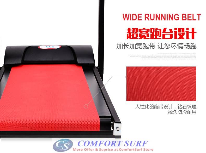 2016 Top Grade QMK-MT108 Big Portable & Foldable Mini Treadmill Home Gym Running Fitness Running Walking Equipment