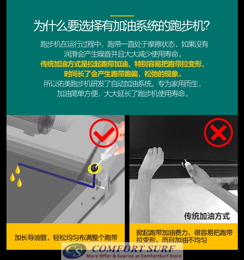 Genuine 3.0HP YeeJoo Single / Multifunction Treadmill AD-A900 Home Fitness Gym Running Walking Equipment