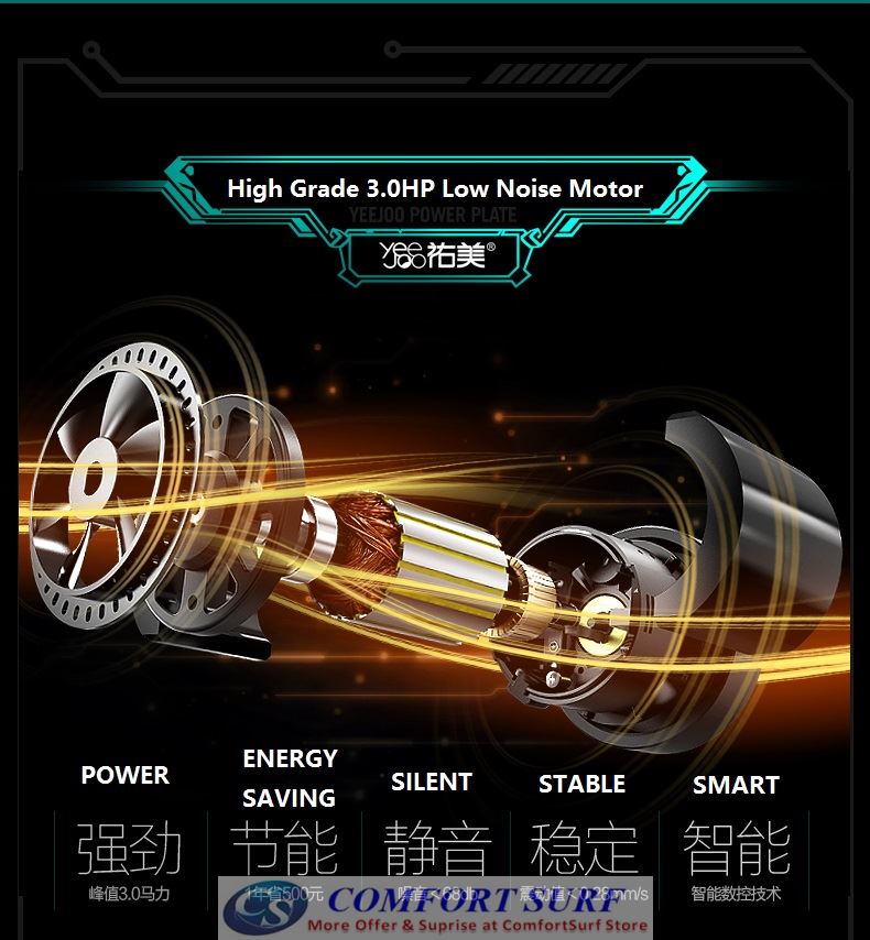 Genuine 3.0HP YeeJoo Single / Multifunction Treadmill AD-A900 Home Fitness Gym Running Walking Equipment