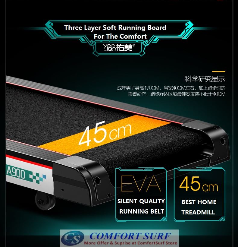 Genuine 3.0HP YeeJoo Single / Multifunction Treadmill AD-A900 Home Fitness Gym Running Walking Equipment
