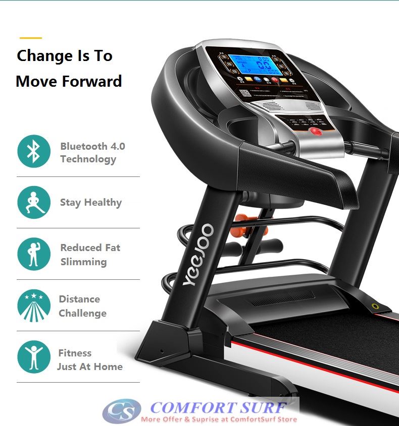 Genuine 3.0HP YeeJoo Single / Multifunction Treadmill AD-A900 Home Fitness Gym Running Walking Equipment