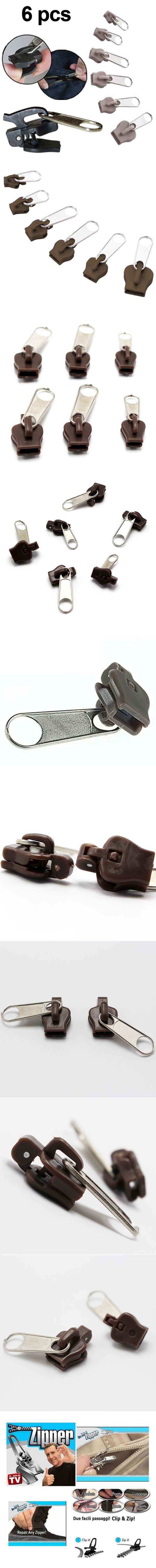 Fix A Zipper Zip Slider Rescue Instant Repair Kit Replacement AS SEEN ON TV 6 Pcs