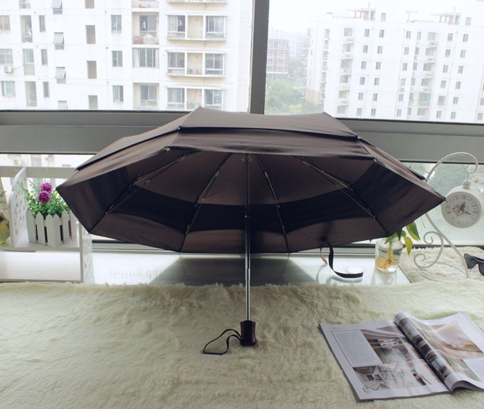 Original Double Windguard Multicolor One Press Umbrella