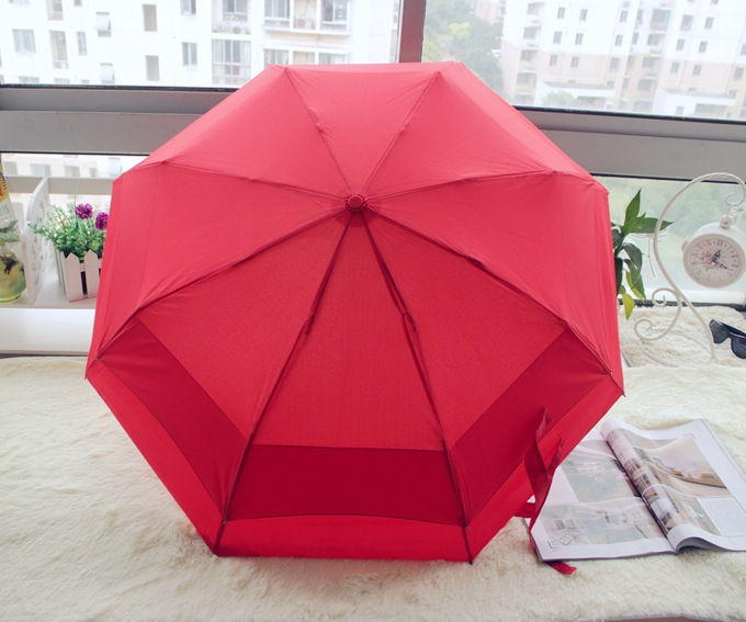 Original Double Windguard Multicolor One Press Umbrella