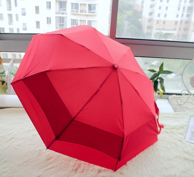 Original Double Windguard Multicolor One Press Umbrella