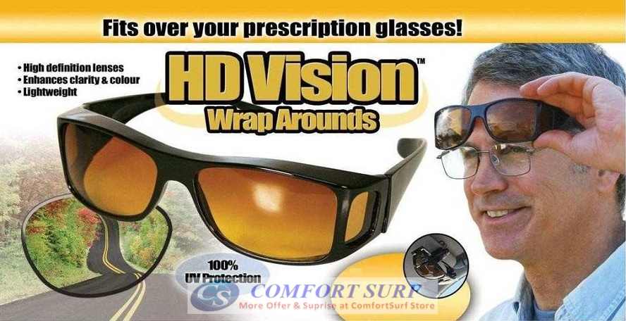 Maximum Protection HD Vision Wrap Arounds