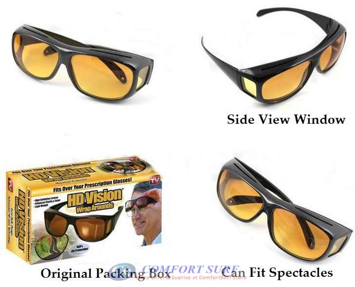 Maximum Protection HD Vision Wrap Arounds