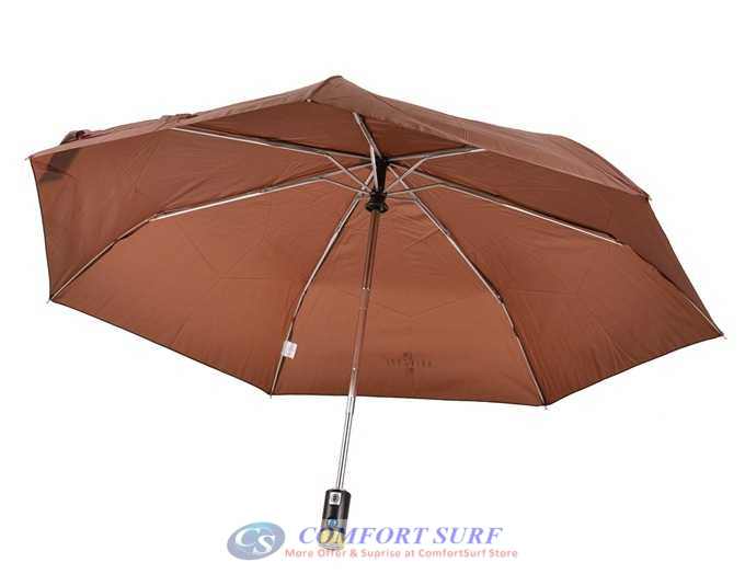 NEW Mini Korea Style 3 Layer Foldable One Click ONLY Automatic Open & Close Umbrella With Build in Torch Light Function.