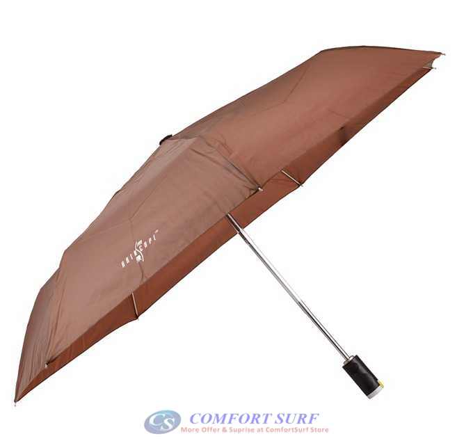NEW Mini Korea Style 3 Layer Foldable One Click ONLY Automatic Open & Close Umbrella With Build in Torch Light Function.