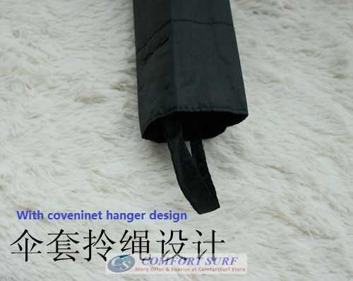 NEW Mini Korea Style 3 Layer Foldable One Click ONLY Automatic Open & Close Umbrella With Build in Torch Light Function.