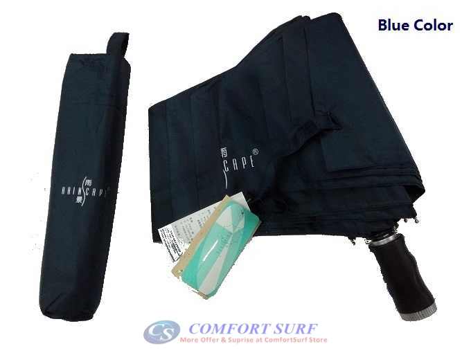 NEW Mini Korea Style 3 Layer Foldable One Click ONLY Automatic Open & Close Umbrella With Build in Torch Light Function.