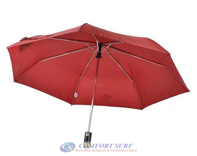 NEW Mini Korea Style 3 Layer Foldable One Click ONLY Automatic Open & Close Umbrella With Build in Torch Light Function.