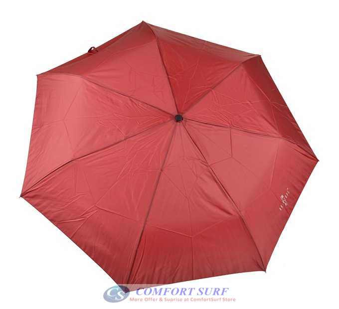 NEW Mini Korea Style 3 Layer Foldable One Click ONLY Automatic Open & Close Umbrella With Build in Torch Light Function.