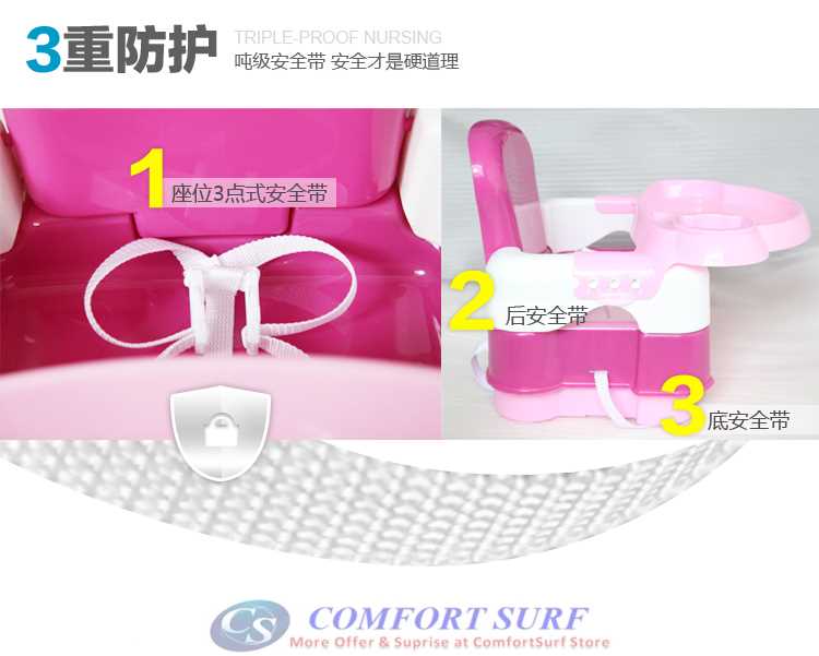 BabyTour Luxury Dining Table and Chair With adjustable mode for you growing child