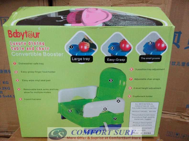 BabyTour Luxury Dining Table and Chair With adjustable mode for you growing child