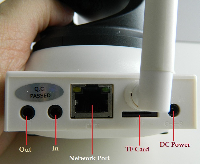 Latest P2P Wireless IP Camera wf IR Night Vision/MicroSD via Smartphone