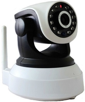 Latest P2P Wireless IP Camera wf IR Night Vision/MicroSD via Smartphone