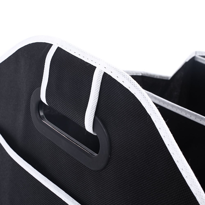 Foldable Bamboo Fiber Car Trunk Rear Bonnet Collapsible Organizer Carry Bag