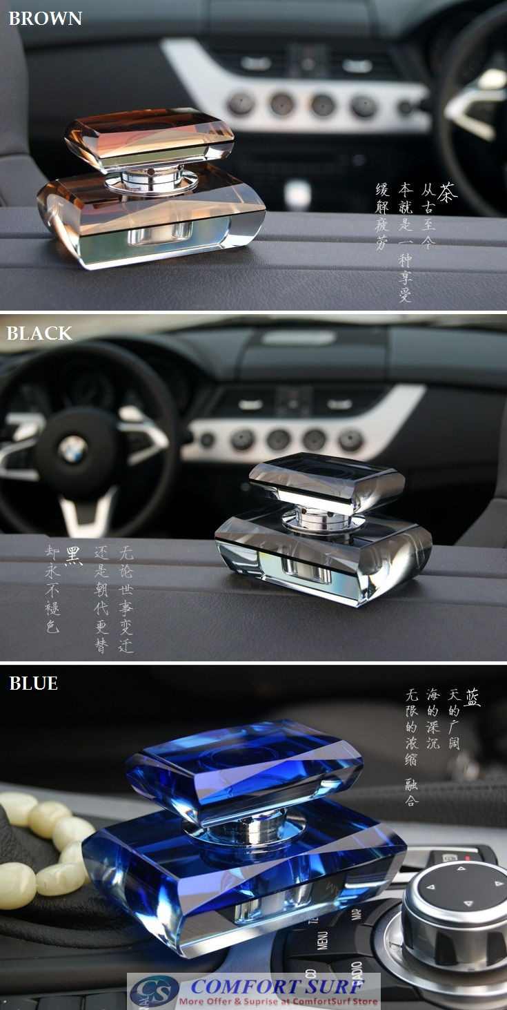 Crystal Car Perfume Air Fresher Sweet Fragrance