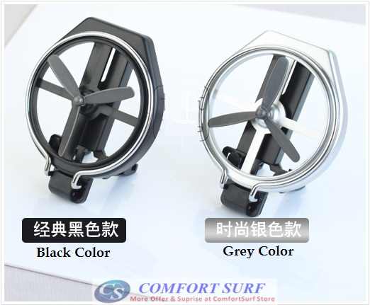 Car Foldable Cup Bottle Drink Holder Attached with Fan Cooler