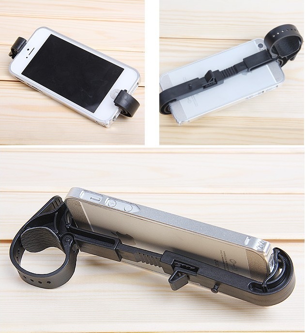 Drive Smart Retractable Car Steering Wheel Smart Phone Clip Holder