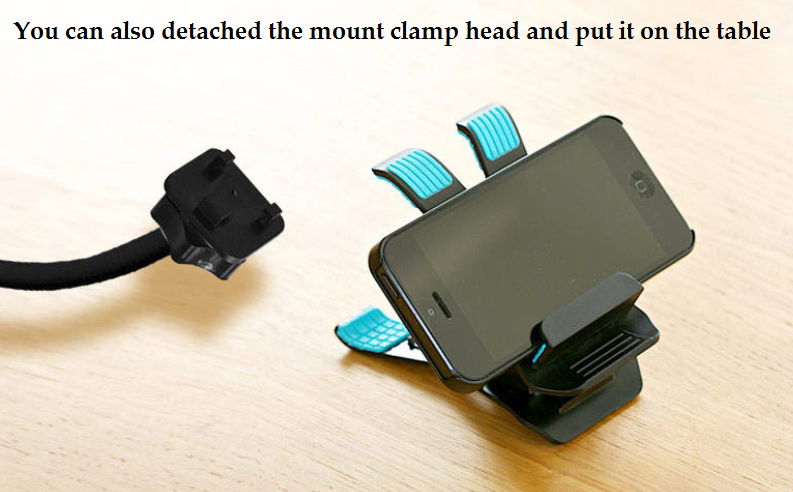 NEW Version 360° Flexible Universal Mobile Phone Holder with Adjustable Stand - Suitable for All Type of Phone