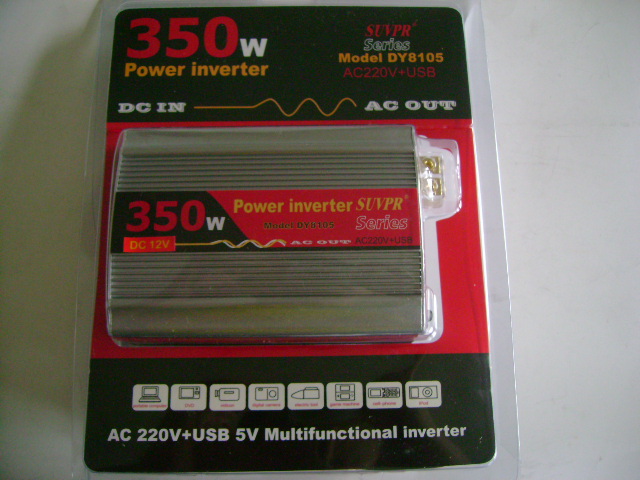 350W 12V DC To AC 220V + USB 5V Car Power Inverter