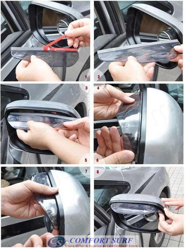 Car Rear View Mirror Anti Rain Rainproof Blade Eyebrow