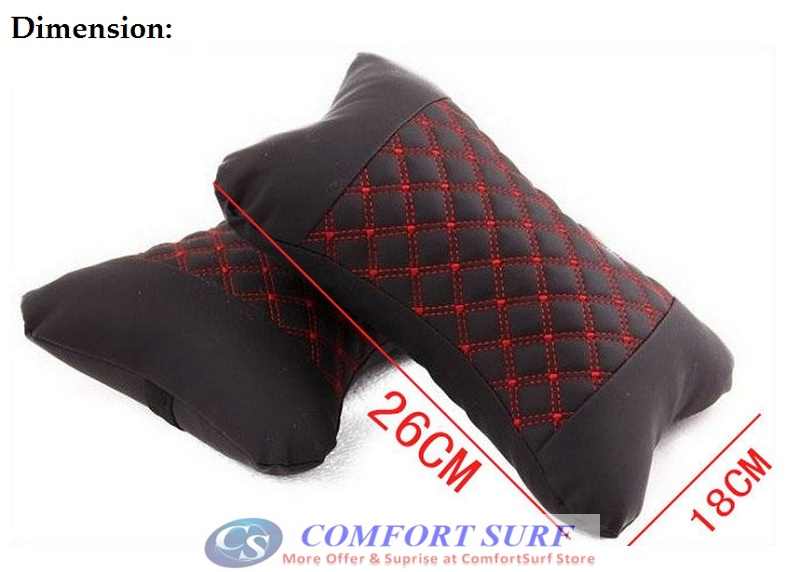 Car Seat Neck / Head Comfortable Support Pillow (One Pair)