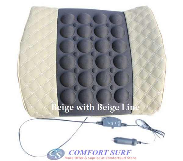 Backrest Cushion Car Seat Back Support Massage