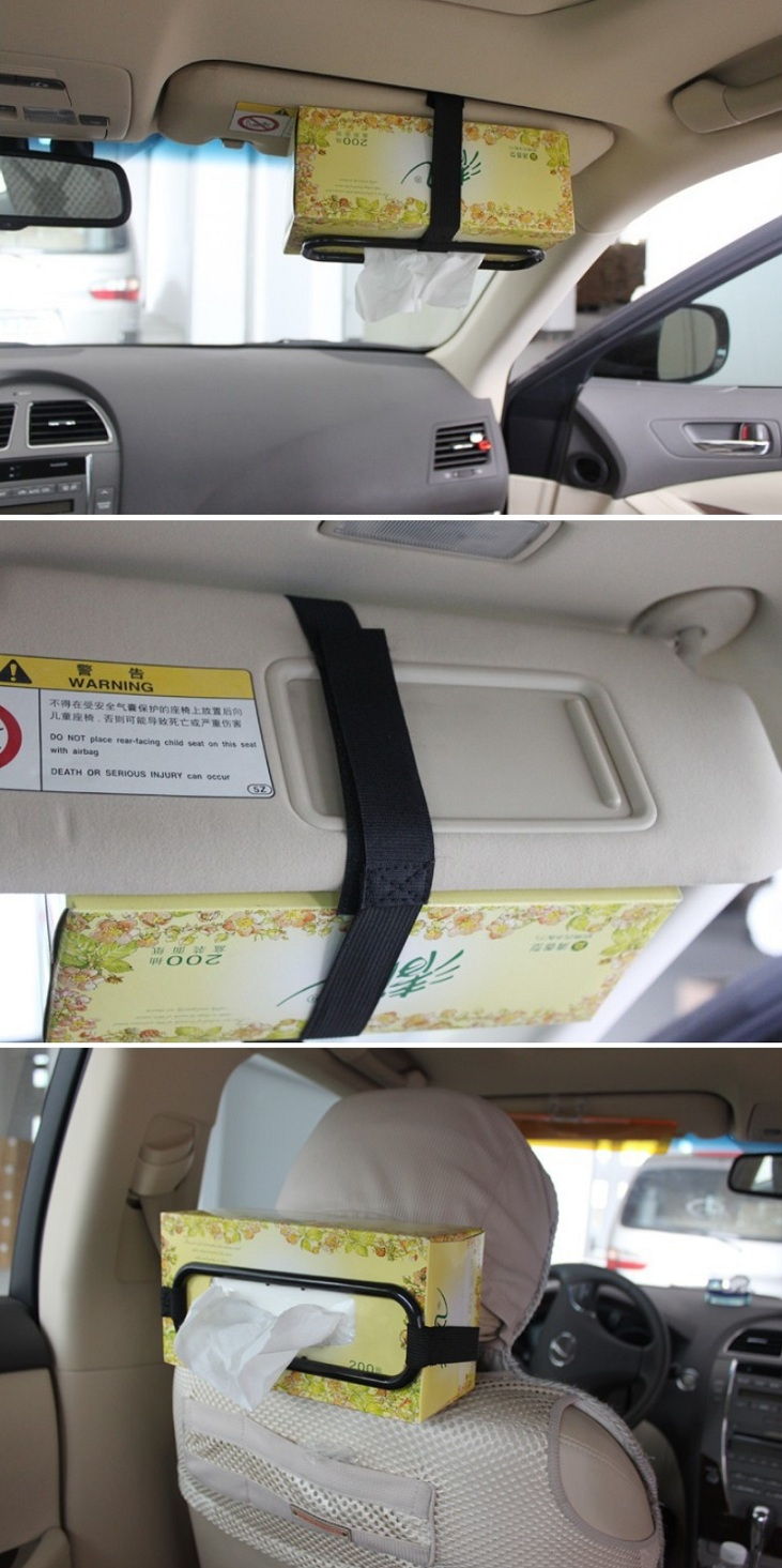 Universal Multi-Way Car Tissue Box Holder